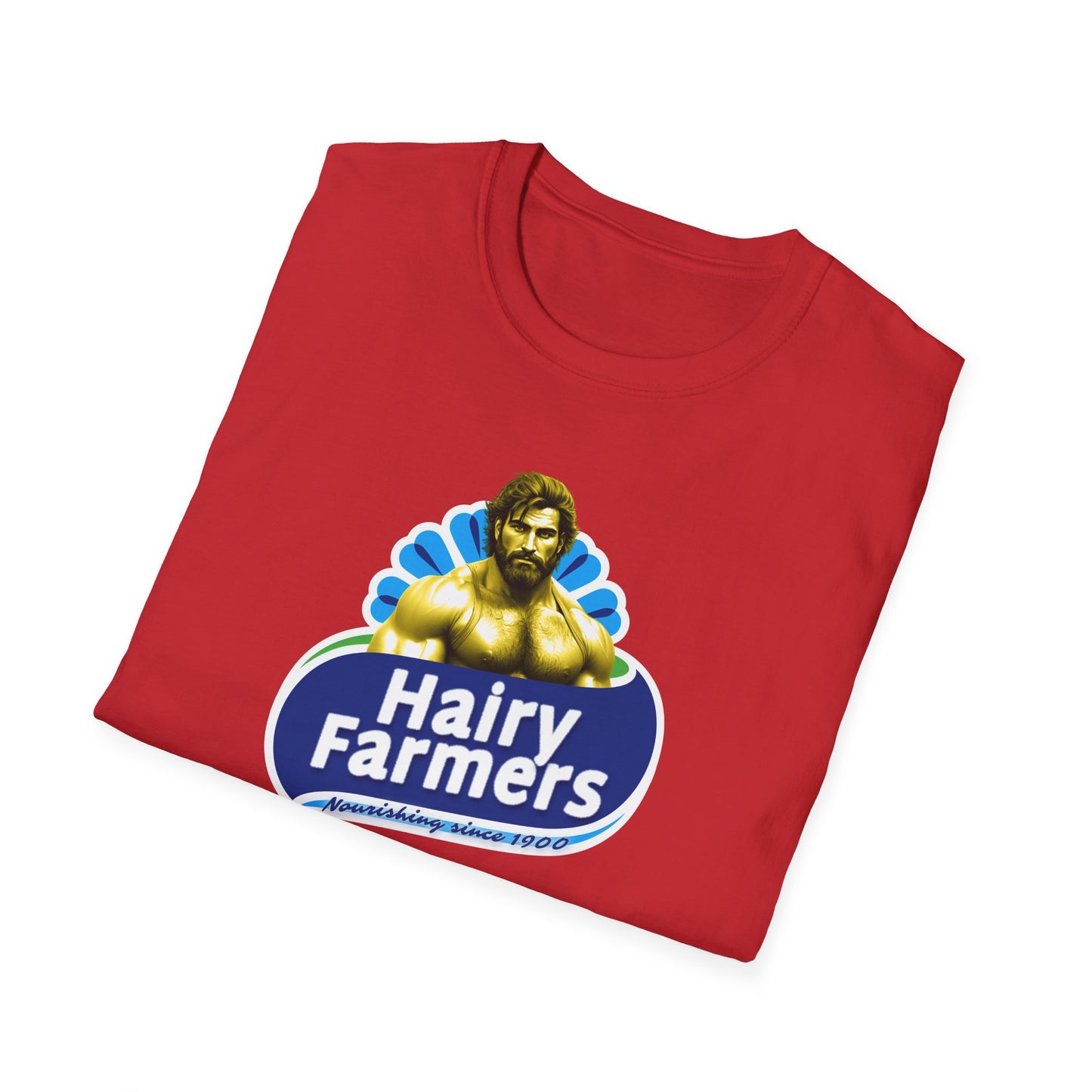 Soft 100% Cotton T-Shirt - Mixed Colours - HAIRY FARMERS PARODY