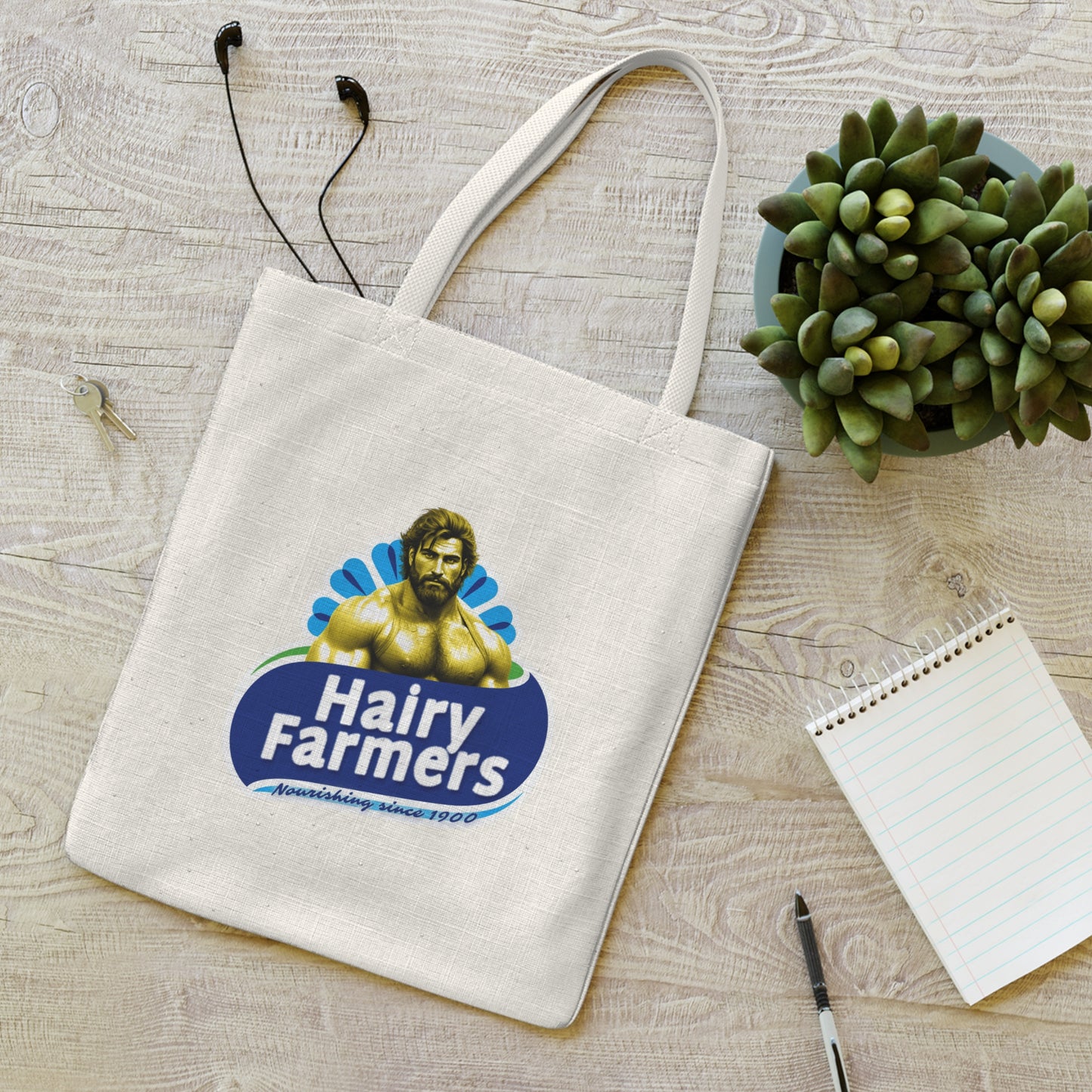 Poly Tote Bag - HAIRY FARMERS PARODY