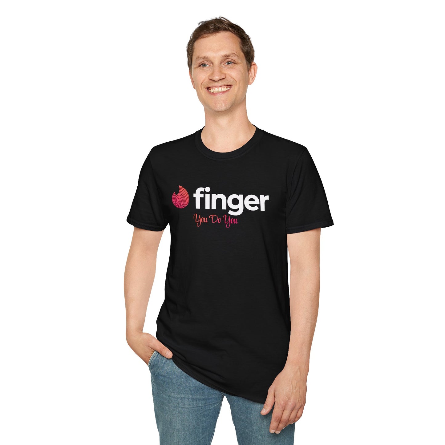 2.3 Soft Cotton T-Shirt - Dark Colours - TINDER PARODY