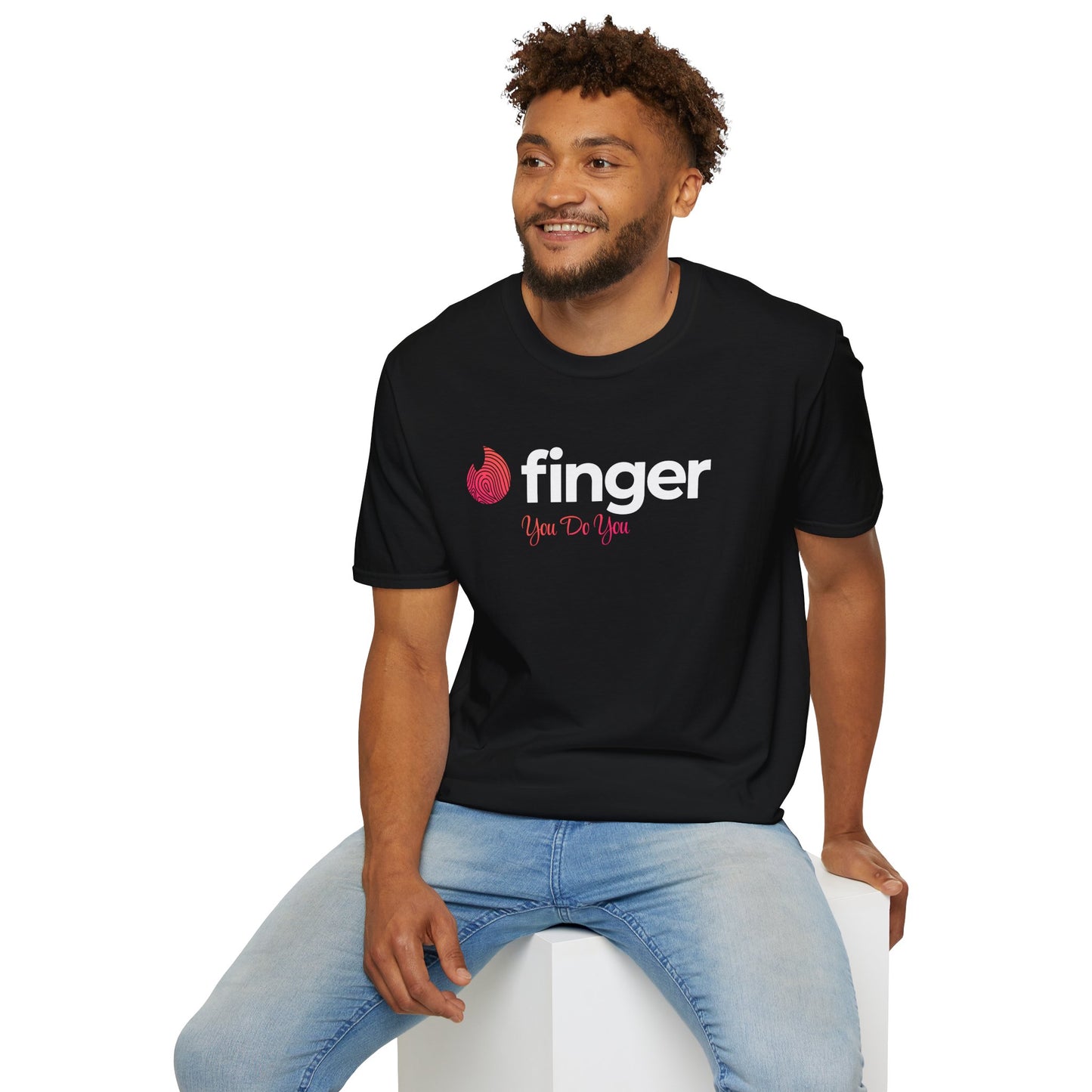 2.3 Soft Cotton T-Shirt - Dark Colours - TINDER PARODY