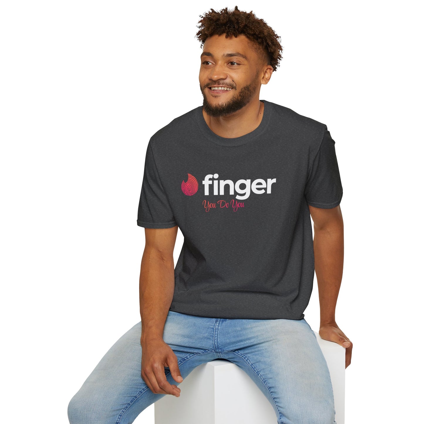 2.3 Soft Cotton T-Shirt - Dark Colours - TINDER PARODY